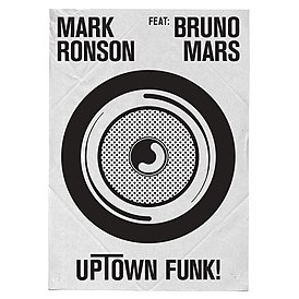 Обложка сингла Марка Ронсона при участии Бруно Марса «Uptown Funk» (2014)