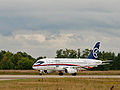 Региональный пассажирский лайнер Sukhoi Superjet 100.