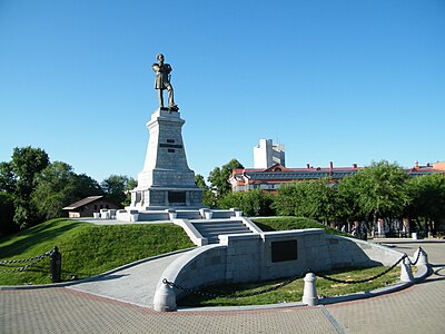 Памятник графу Муравьёву-Амурскому в Хабаровске
