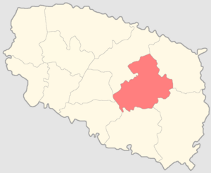 Лаишевский уезд на карте