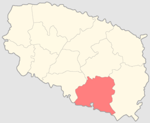 Спасский уезд на карте