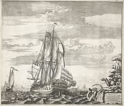 «Гото Предестинация» на гравюре А. Шхонебека, 1701 год