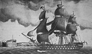 Андреа Моретти, «Французский линейный корабль „Duquesne“», бывший линейный корабль Балтийского флота «Москва», 1812 год