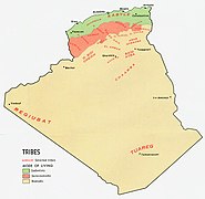 Народы Алжира в 1891 году