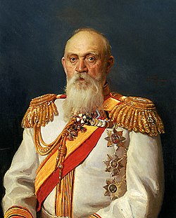 Генерал от кавалерии М. И. Чертков. Портрет работы А. В. Маковского (1897 год)