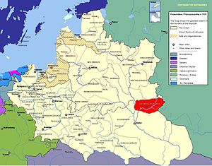 Черниговское воеводство на карте