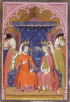 Коронация Иоанна II и Жанны Оверньской