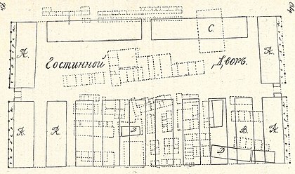 План, составленный землемером Богомазовым в 1811-12 гг.