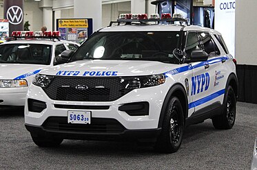 Ford Police Interceptor Utility (2020) полиции Нью-Йорка