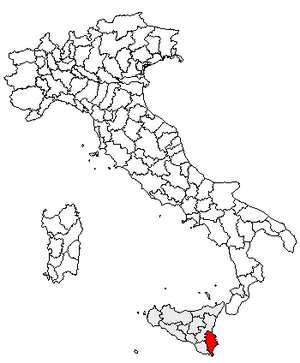 Провинция Сиракуза на карте