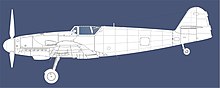 Эскиз Bf.109G-10