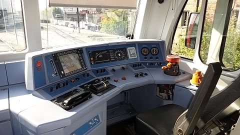 Пульт управления ТЭП70БС (правая сторона кабины)