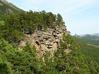 Казахстан, Боровое, гора Кокшетау (Синюха). Скалы.