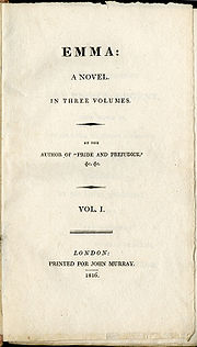 Первое издание «Эммы», 1816 г.