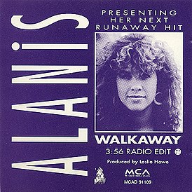 Обложка сингла Аланис «Walk Away» (1991)