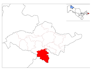 Мархаматский район на карте