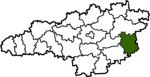 Петровский район на карте