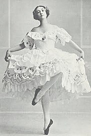 Тамара Карсавина в балете «Бабочки», около 1912 — 1914
