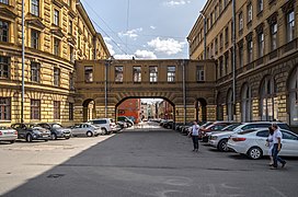 Банковский переулок, где находилась палатка, в которой Гром покупает шаверму[57]