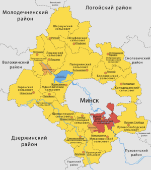 Новодворский сельсовет на карте