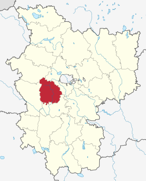 Дзержинский район на карте