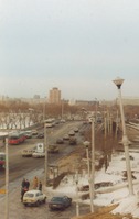 Мост к дамбе в 1997 году