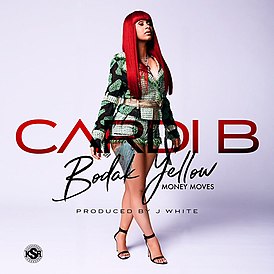 Обложка сингла Карди Би «Bodak Yellow» (2017)
