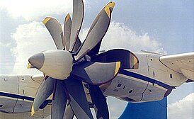 Двигатель Д-27 на военно-транспортном самолёте Ан-70