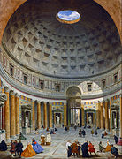 Внутренний вид Пантеона в Риме. 1734. Холст, масло. Национальная галерея искусства, Вашингтон
