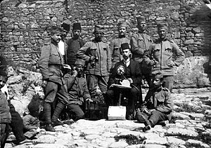 Сербские солдаты в Кратово. 20 июня 1913 года
