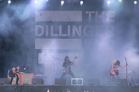 The Dillinger Escape Plan выступают на сцене With Full Force, 2014 год