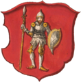 Герб Трокского воеводства из гербовника Armorial Lyncenich, 1430-е гг.