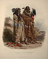 Старейшины манданов Сих-Чида и Манчси-Карехде. Акварель, 1839 г.