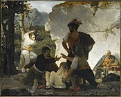 Римские разбойники, 1831, Лувр, Париж