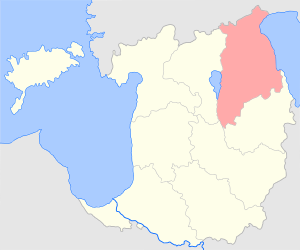 Юрьевский уезд на карте