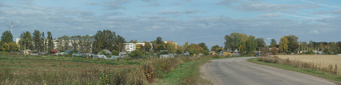 Панорама деревни Батово