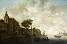 «Вид на канал», 1640