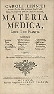 Титульный лист первого издания «Materia medica»