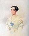 Эмилия Карловна. Акварель В. И. Гау (1845)
