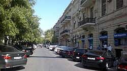 Улица Хагани в Баку