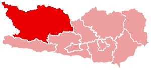 Шпитталь-ан-дер-Драу (округ) на карте