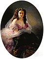 Ф. К. Винтерхальтер. Портрет Варвары Дмитриевны Римской-Корсаковой. 1858.