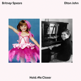 Обложка сингла Элтона Джона и Бритни Спирс «Hold Me Closer» (2022)