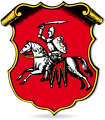 Герб с военной хоругви воеводства из гербовника Каспера Несецкого, 1743 г.