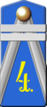 Погон воинского звания (1899—1904 гг.) «Младший унтер-офицер — кандидат на классную должность»
