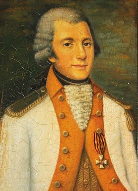 Полковник Полтавского пикинёрного легкоконного полка. 1770-е гг. Предположительно, портрет А.Я. Леванидова