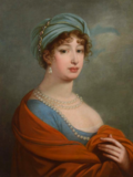 Портрет Каролины-Амалии, герцогини Саксен-Гота-Альтенбургской. 1807. Холст, масло