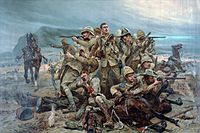 «Всё, что от них осталось». Британский 17-й уланский полк в битве на реке Эландс в ходе Второй англо-бурской войны.