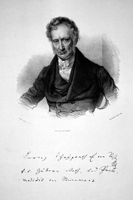 Лоренц Фест. Литография Йозефа Крихубера, 1840