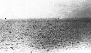 Северовьетнамские катера сближаются с «Мэддоксом». 2 августа 1964 года